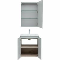 Товар: Комплект мебели для ванной Aquanet Алвита New 60 274531 подвесной Серый матовый - фото 5 Комплект мебели для ванной Aquanet Алвита New 60 274531 подвесной Серый матовый — фото 5, Комплекты мебели для ванной