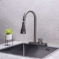 Смеситель для кухни Ростовская Мануфактура Сантехники SUS130PVD-017F-2 Графит — фото 2, Смесители