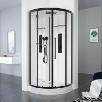 Товар: Душевая кабина Black&White Galaxy 90х90 8021000 с гидромассажем - фото 2 Душевая кабина Black&White Galaxy 90х90 8021000 с гидромассажем — фото 2, Душевые кабины