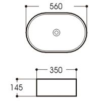 Товар: Раковина-чаша WellWant 56 WWRE1141W Белая - фото 7 Раковина-чаша WellWant 56 WWRE1141W Белая — фото 7, Раковины