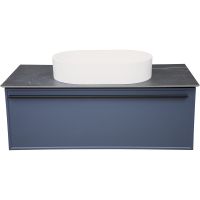 Товар: Тумба под раковину La Fenice Elba 100 FNC-01-ELB-BG-100 подвесная Синяя матовая - фото 3 Тумба под раковину La Fenice Elba 100 FNC-01-ELB-BG-100 подвесная Синяя матовая — фото 3, Тумбы под раковину