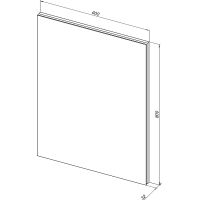 Товар: Зеркало Aquanet Гласс 60 274025 с подсветкой Белый глянец с сенсорным выключателем - фото 4 Зеркало Aquanet Гласс 60 274025 с подсветкой Белый глянец с сенсорным выключателем — фото 4, Зеркала в ванную комнату