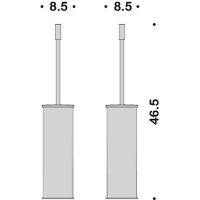Ершик для унитаза Colombo Design Plus W4961.HPS1 Zirconium — фото 3, Ершики для унитаза