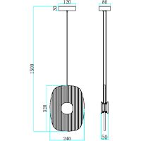 Товар: Подвесной светильник Maytoni Modern Eclipse MOD152PL-L1BK Прозрачный Черный матовый - фото 4 Подвесной светильник Maytoni Modern Eclipse MOD152PL-L1BK Прозрачный Черный матовый — фото 4, Подвесные светильники