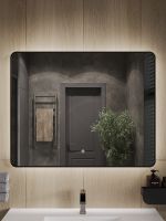 Товар: Зеркало Orange Black 100 BL-100ZE с подсветкой с сенсорным выключателем - фото 2 Зеркало Orange Black 100 BL-100ZE с подсветкой с сенсорным выключателем — фото 2, Мебель для ванной