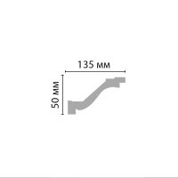 Товар: Карниз Decomaster 96331 2400x50x135 мм - фото 2 Карниз Decomaster 96331 2400x50x135 мм — фото 2, Карнизы