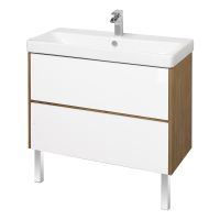 Тумба под раковину Aquaton Сканди 90 1A251901SDZ90 подвесная Белый Дуб рустикальный — фото 2, Мебель для ванной