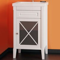 Тумба под раковину Opadiris Палермо 50 R 00-00002358 Белая матовая — фото 1, Мебель для ванной