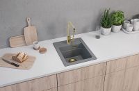 Кухонная мойка Alveus Granital Atrox 10 Concrete G81 400x500 1139770 Бетон — фото 5, Кухонные мойки