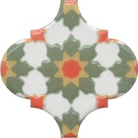 Керамический декор Kerama Marazzi Арабески Майолика орнамент OS\A40\65000 6,5х6,5 см — фото 1, Керамическая плитка