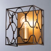 Настенный светильник Divinare Dunkan 2021/04 AP-1 Черный античный Золото матовое — фото 3, Светильники