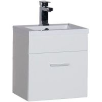 Тумба под раковину Aquanet Нота 40 159137 подвесная Белая — фото 1, Мебель для ванной