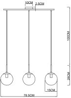 Товар: Подвесной светильник Artelamp Volare A1915SP-3AB Прозрачный Античная бронза - фото 3 Подвесной светильник Artelamp Volare A1915SP-3AB Прозрачный Античная бронза — фото 3, Подвесные светильники