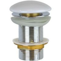 Донный клапан SantiLine SL-120 Белый матовый — фото 1, Донные клапаны