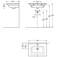 Товар: Раковина Kerama Marazzi Piano 65 PI.wb.65 Белая глянцевая - фото 2 Раковина Kerama Marazzi Piano 65 PI.wb.65 Белая глянцевая — фото 2, Раковины подвесные