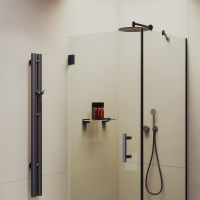 Товар: Душевой уголок Maybah Glass MGY-1304-6 1000x1000x1950 на петлях Черный стекло прозрачное - фото 2 Душевой уголок Maybah Glass MGY-1304-6 1000x1000x1950 на петлях Черный стекло прозрачное — фото 2, Душевые уголки