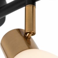 Товар: Потолочный светильник Artelamp Falena A3117PL-4BK Белый Античная бронза Черный - фото 3 Потолочный светильник Artelamp Falena A3117PL-4BK Белый Античная бронза Черный — фото 3, Светильники