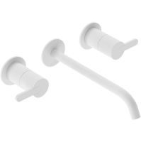 Смеситель для раковины Cezares Leaf LEAF-BLI3L-BIO Белый матовый — фото 2, Смесители