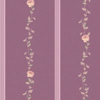 Обои LOYMINA Boudoir GT10 020 Флизелин (1*10,05) Сиреневый, Цветы/Полоса — фото 1, Обои для стен