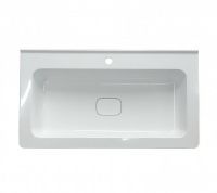 Раковина Эстет Каре Люкс 80 ФР-00005713 Белая — фото 2, Раковины встраиваемые сверху