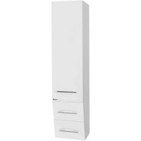 Шкаф пенал Bellezza Берта 40 4620705182014 подвесной L Белый — фото 1, Мебель для ванной