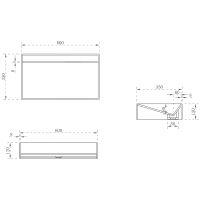Раковина-чаша Abber Stein 60 AS2623 Белая матовая — фото 5, Раковины накладные