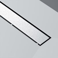 Душевой лоток AM.PM MasterFlow 50 W01SC-U11-050-04SB с решеткой Хром матовый / под плитку Tile — фото 20, Душевые лотки