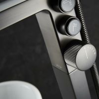 Товар: Смеситель для ванны Black&White Universe 7562gm Темно-серый матовый Гранит - фото 3 Смеситель для ванны Black&White Universe 7562gm Темно-серый матовый Гранит — фото 3, Смесители