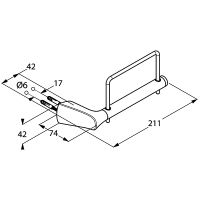 Держатель туалетной бумаги Kludi Ambienta 5397105 Хром — фото 6, Держатели туалетной бумаги
