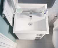 Товар: Тумба под раковину 1MarKa Nuvo 70 У76056 Белая глянцевая - фото 5 Тумба под раковину 1MarKa Nuvo 70 У76056 Белая глянцевая — фото 5, Мебель для ванной