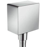 Шланговое подключение Hansgrohe Fixfit Square 26455000 Хром — фото 1, Шланговые подключения