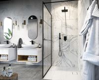 Товар: Душевая перегородка Excellent Fabrika 100x200 KAEX.4006.1000.LP профиль Черный стекло прозрачное - фото 4 Душевая перегородка Excellent Fabrika 100x200 KAEX.4006.1000.LP профиль Черный стекло прозрачное — фото 4, Душевые перегородки