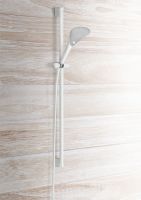 Душевой гарнитур Kludi Fizz 6774091-00 Белый Хром — фото 3, Душевые гарнитуры