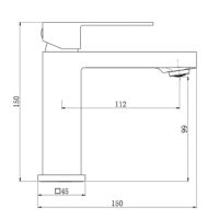 Товар: Смеситель для раковины Royce Calypso RCM-120201BL Черный матовый - фото 2 Смеситель для раковины Royce Calypso RCM-120201BL Черный матовый — фото 2, Смесители