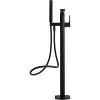 Смеситель для ванны Allen Brau Infinity 5.21009-31 Черный матовый — фото 4, Смесители напольные