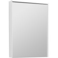 Зеркальный шкаф Aquaton Стоун 60 R 1A231502SX010 с подсветкой Белый — фото 1, Зеркальные шкафы в ванную