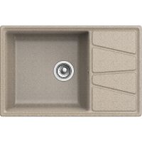 Кухонная мойка GranFest Vertex GF-V-780L Песочная — фото 2, Кухонные мойки