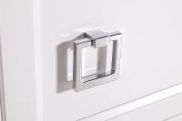 Комплект мебели для ванной ASB-Woodline Рома 80Н Белый — фото 9, Мебель для ванной