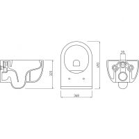 Товар: Унитаз Berges Ego Rimless 082122 подвесной с сиденьем Микролифт - фото 4 Унитаз Berges Ego Rimless 082122 подвесной с сиденьем Микролифт — фото 4, Подвесные унитазы
