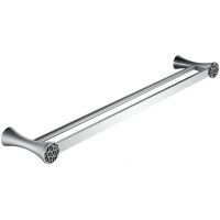 Полотенцедержатель CeramaLux Virginia 94309A двойной Хром — фото 1, Полотенцедержатели