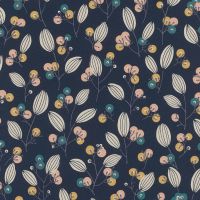 Обои RASCH Denzo II 463088 Винил на флизелине (0,53*10,05) Синий, Цветы — фото 1, Обои для стен