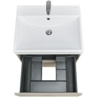 Товар: Тумба под раковину Roca Ona 60 A857613510 подвесная Бежево-серая матовая - фото 4 Тумба под раковину Roca Ona 60 A857613510 подвесная Бежево-серая матовая — фото 4, Мебель для ванной