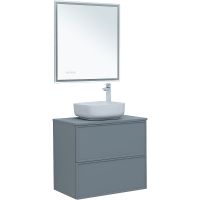 Тумба под раковину Aquanet Арт 75 313275 подвесная Мисти грин — фото 16, Тумбы под раковину