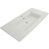 Раковина Bocchi Milano 100 1105 Белая глянцевая — фото 1, Раковины