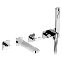 Смеситель для ванны Webert Living LV720901015 Хром — фото 1, Смесители