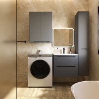 Товар: Тумба под раковину Style Line Марелла 60 Люкс Plus СС-00002406 подвесная Серый матовый антискрейтч - фото 4 Тумба под раковину Style Line Марелла 60 Люкс Plus СС-00002406 подвесная Серый матовый антискрейтч — фото 4, Тумбы под раковину