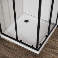 Товар: Душевой уголок Vincea City 100x90 VSS-5CT9010CLB профиль Черный стекло прозрачное - фото 4 Душевой уголок Vincea City 100x90 VSS-5CT9010CLB профиль Черный стекло прозрачное — фото 4, Прямоугольные душевые уголки