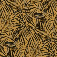 Обои RASCH Denzo II 832136 Винил на флизелине (0,53*10,05) Желтый, Листья — фото 1, Обои для стен