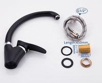 Смеситель для кухни Gappo G50 G4150 Черный матовый — фото 6, Смесители для кухни