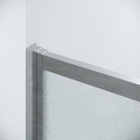 Душевая дверь Grossman Cosmo 110 100.K33.02.110.10.02 профиль Хром стекло шиншилла — фото 10, Раздвижные душевые двери